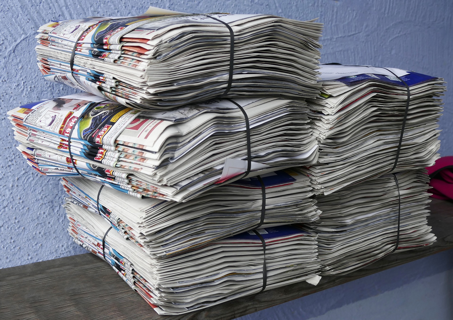 Newspaper-bundles